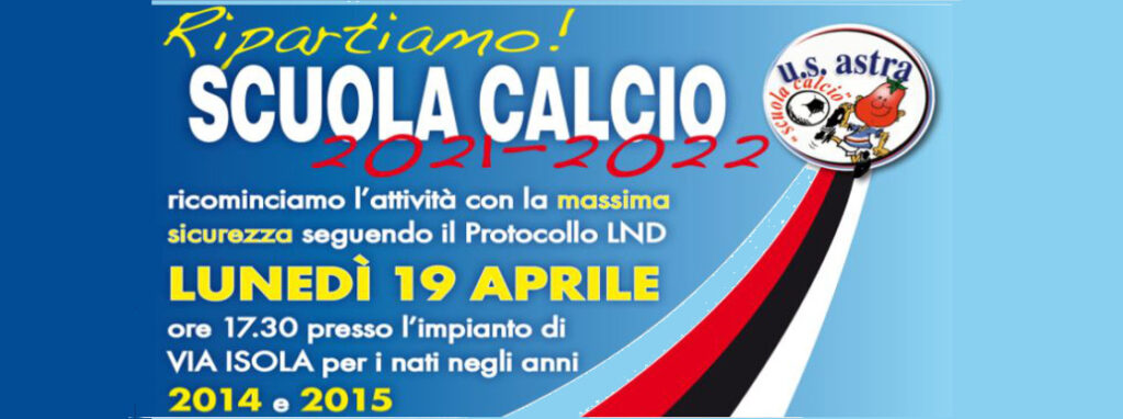 Scuola calcio 2021-2022