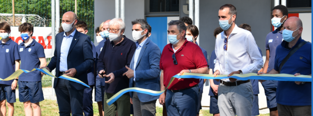 Inaugurazione lavori di ristrutturazione del campo Tito Mistrali in via Taro